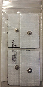 Италия (Fiab)  PG-473 Электроды   ЭКГ  45*80.(4 шт)